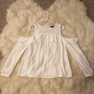 New Banana Republic Cold Shoulder Blouse